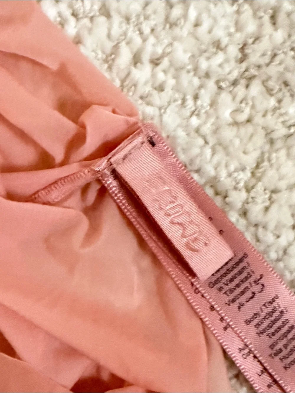 SKIMS Sheer Long Sleeve Tunic in Soft Peach - Picture 3 of 5